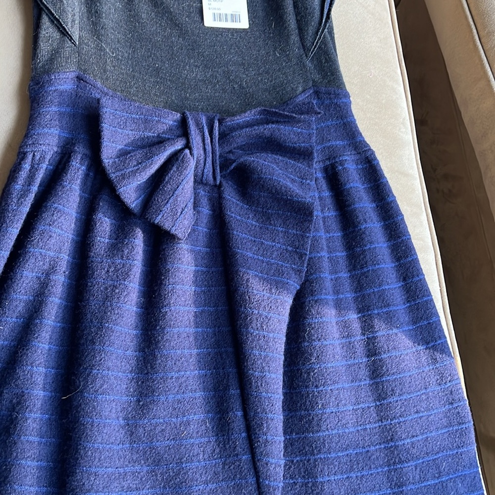 New Anthropology dress in size M and colors dark gray and two shades of blue - Picture 12 of 14